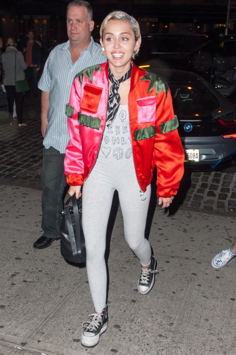 MILEY CYRUS Out and About in New York 05/12/2015 MILEY CYRUS Out and About in New York 05/12/2015