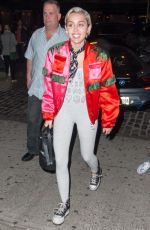 MILEY CYRUS Out and About in New York 05/12/2015