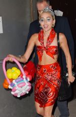 MILEY CYRUS Out and About in New York 05/13/2015