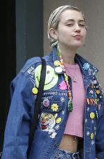 MILEY CYRUS Out and About in Studio City 05/09/2015