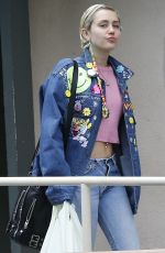 MILEY CYRUS Out and About in Studio City 05/09/2015