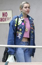 MILEY CYRUS Out and About in Studio City 05/09/2015
