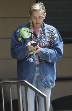 MILEY CYRUS Out and About in Studio City 05/09/2015