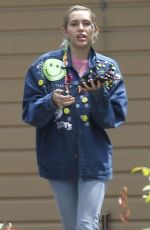 MILEY CYRUS Out and About in Studio City 05/09/2015