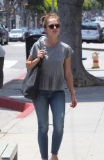 MINKA KELLY in Jeans Out and About in Brentwood 05/21/2015