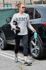 MINKA KELLY in Leggings Out in Los Angeles 05/06/2015