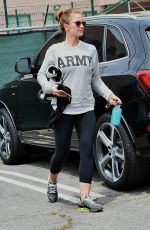 MINKA KELLY in Leggings Out in Los Angeles 05/06/2015