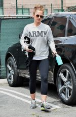 MINKA KELLY in Leggings Out in Los Angeles 05/06/2015