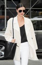 MIRANDA KERR Arrives at Her Hotel in New York 05/04/2015