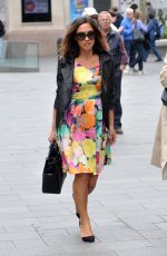 MYLEENE KLASS Out at Leicester Square in London 05/08/2015