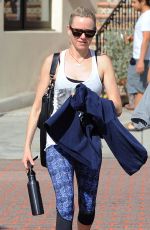 NAOMI WATTS in Leggings Leaves a Gym in Brentwood 04/29/2015