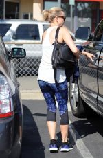 NAOMI WATTS in Leggings Leaves a Gym in Brentwood 04/29/2015