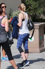 NAOMI WATTS in Leggings Leaves a Gym in Brentwood 04/29/2015