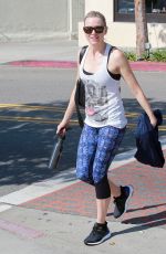 NAOMI WATTS in Leggings Leaves a Gym in Brentwood 04/29/2015