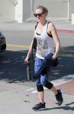 NAOMI WATTS in Leggings Leaves a Gym in Brentwood 04/29/2015