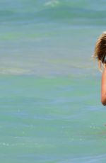 NATASHA OAKLEY in  Bikini at a Beach in Miami 05/08/2015
