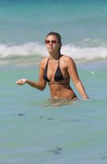 NATASHA OAKLEY in  Bikini at a Beach in Miami 05/08/2015