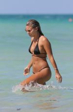 NATASHA OAKLEY in  Bikini at a Beach in Miami 05/08/2015