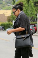 NAYA RIVERA Leraves a Friend in Los Feliz 05/16/2015
