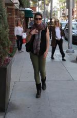 NEVE CAMPBELL Out and About in Beverly Hills 05/18/2015