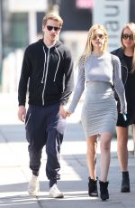 NICOLA PELTZ in Tight Dress Out with Friends in West Hollywood 05/12/2015