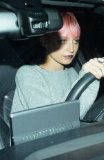 NICOLE RICHIE Driving Car Out in Los Angeles 05/27/2015