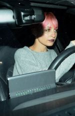 NICOLE RICHIE Driving Car Out in Los Angeles 05/27/2015