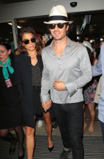 NIKKI REED and Iam Somerhalder at Airport in Nice 05/20/2015