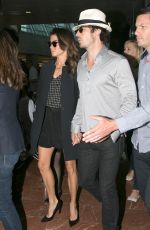 NIKKI REED and Iam Somerhalder at Airport in Nice 05/20/2015