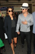 NIKKI REED and Iam Somerhalder at Airport in Nice 05/20/2015