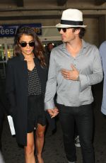 NIKKI REED and Iam Somerhalder at Airport in Nice 05/20/2015