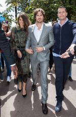 NIKKI REED and Iam Ssomerhalder Walks at Croisette in Cannes 05/21/2015