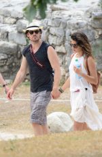 NIKKI REED and Ian Somerhalder at Honeymoon in Mexico