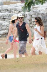 NIKKI REED and Ian Somerhalder at Honeymoon in Mexico