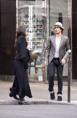 NIKKI REED and Ian Somerhalder Out and About in Paris 05/22/2015