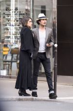 NIKKI REED and Ian Somerhalder Out and About in Paris 05/22/2015