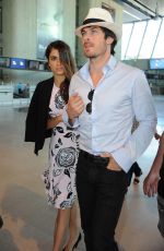 NIKKI REED Arrives at Airport in Cannes 05/22/2015