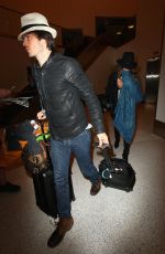 NIKKI REED Arrives at LAX Airport in Los Angeles 05/16/2015