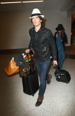 NIKKI REED Arrives at LAX Airport in Los Angeles 05/16/2015