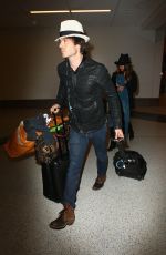 NIKKI REED Arrives at LAX Airport in Los Angeles 05/16/2015