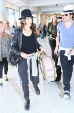 NIKKI REED Arrives at Los Angeles International Airport 05/19/2015