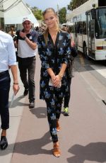 NINA AGDAL Out and About in Cannes 05/21/2015