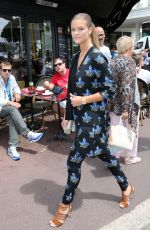 NINA AGDAL Out and About in Cannes 05/21/2015