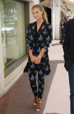 NINA AGDAL Out and About in Cannes 05/21/2015
