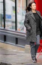 OLGA KURYLENKO on the Set of The Correspondence in Edinburgh 04/29/2015