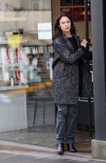 OLGA KURYLENKO on the Set of The Correspondence in Edinburgh 04/29/2015