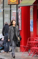OLGA KURYLENKO on the Set of The Correspondence in Edinburgh 04/29/2015