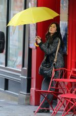 OLGA KURYLENKO on the Set of The Correspondence in Edinburgh 04/29/2015