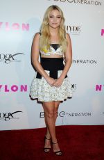 OLIVIA HOLT at Nylon Young Hollywood Party in Hollywood