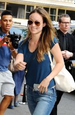 OLIVIA WILDE Arrives at Her Hotel in New York